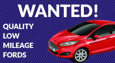 We are always looking for low mileage ford cars
